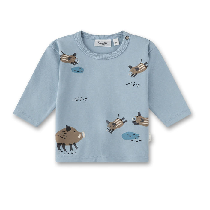 Baby Langarmshirt aus 100% GOTS Bio - Baumwolle von Sanetta kaufen - Kleidung, Babykleidung & mehr