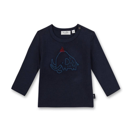 Baby Langarmshirt mit Mammut Stickerei aus 100% GOTS Bio - Baumwolle von Sanetta kaufen - Kleidung, Babykleidung & mehr