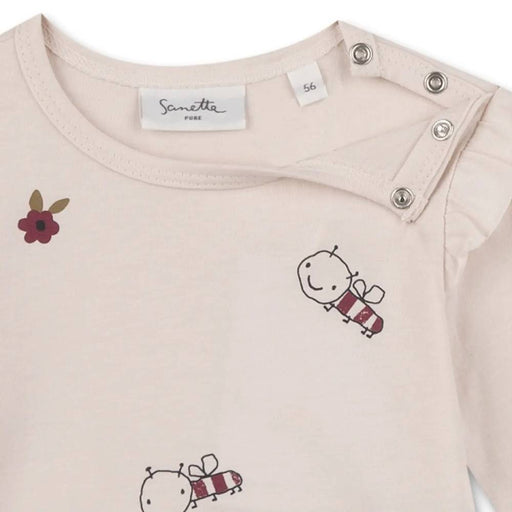Baby Langarmshirt mit Rüschen aus 100% GOTS Bio - Baumwolle von Sanetta kaufen - Kleidung, Babykleidung & mehr