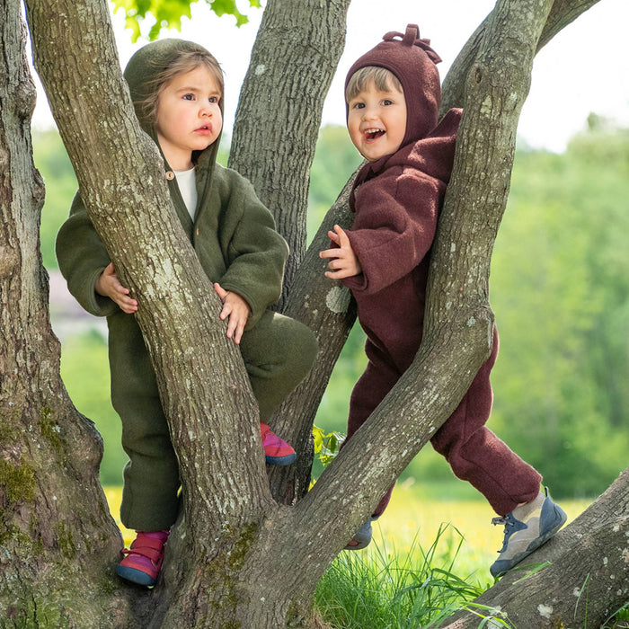 Baby - Overall mit Kapuze aus 100% Schurwolle von Engel kaufen - Kleidung, Babykleidung & mehr