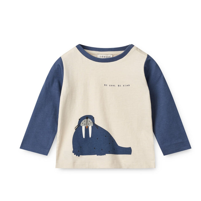 Baby Placement Longsleeve T-Shirt aus 100% Bio - Baumwolle GOTS Modell: Apia von Liewood kaufen - Kleidung, Babykleidung & mehr