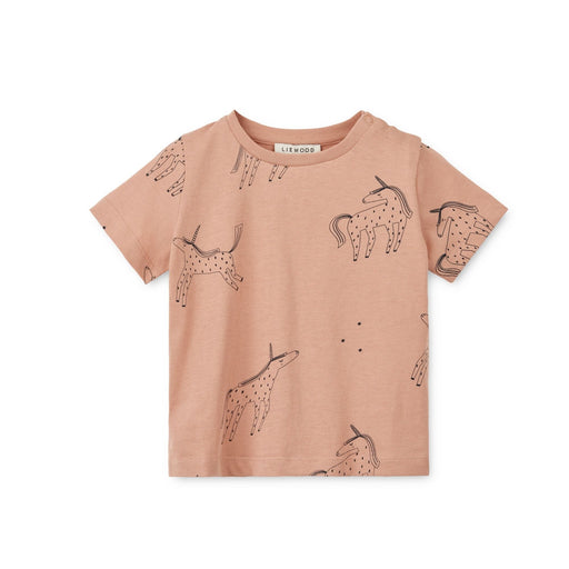 Baby Printed Shortsleeve T-shirt aus 100% Bio - Baumwolle GOTS Modell: Apia von Liewood kaufen - Kleidung, Babykleidung & mehr