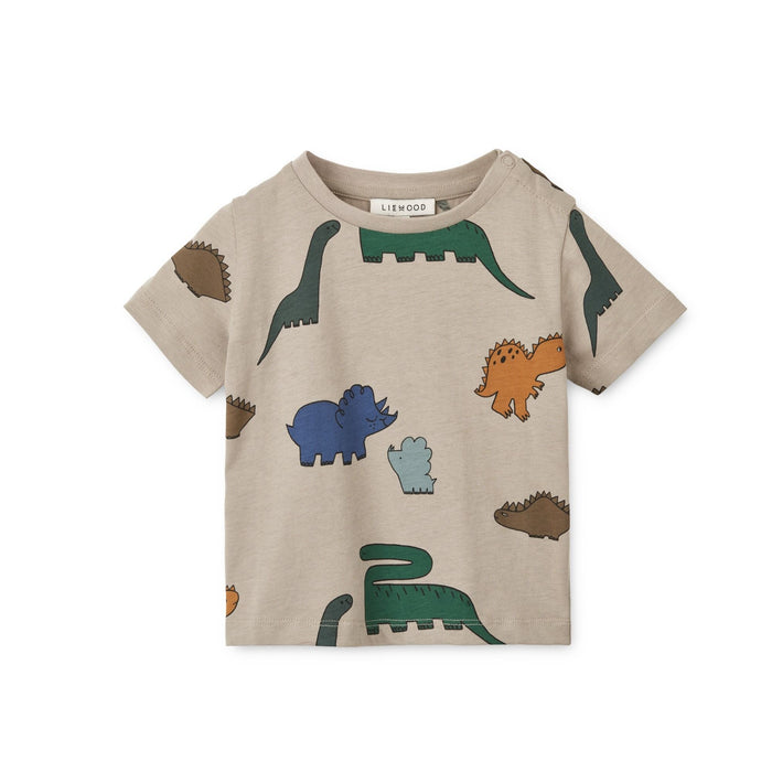 Baby Printed Shortsleeve T-shirt aus 100% Bio - Baumwolle GOTS Modell: Apia von Liewood kaufen - Kleidung, Babykleidung & mehr