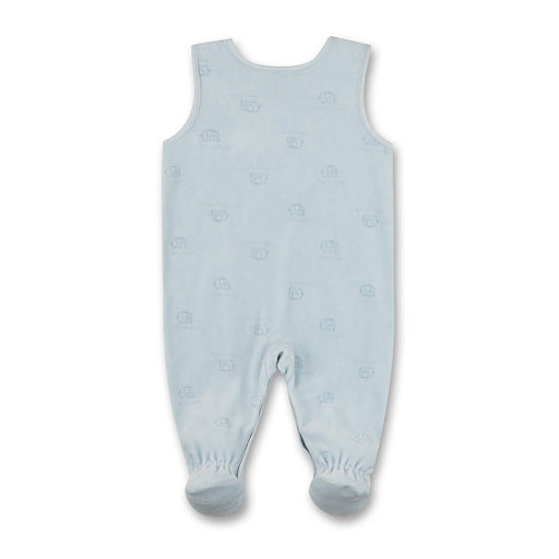 Baby Strampler Nickistoff mit Elefanten Print aus Bio - Baumwolle von Sanetta kaufen - Kleidung, Babykleidung & mehr