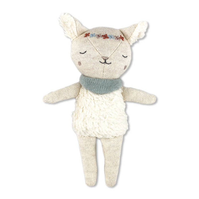 Babyrassel Lamm aus Strickstoff Bio-Baumwolle von Ava & Yves kaufen - Baby, Spielzeug, Geschenke, Babykleidung & mehr