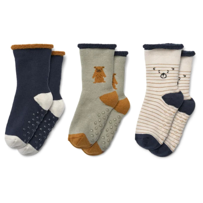 Baumwollsocken 3er Pack Modell: Eloy 100% OEKO - TEX® von Liewood kaufen - Kleidung, Babykleidung & mehr