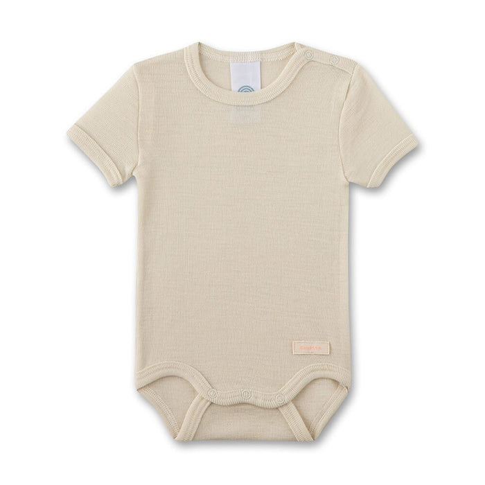 Body kurzarm aus Merinowolle und Seide von Sanetta kaufen - Kleidung, Babykleidung & mehr