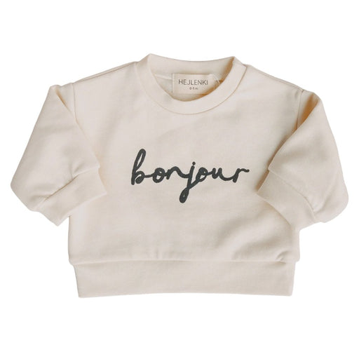 Bonjour Au Revoir Sweater aus 100% Baumwolle von Hejlenki kaufen - Kleidung, Babykleidung & mehr