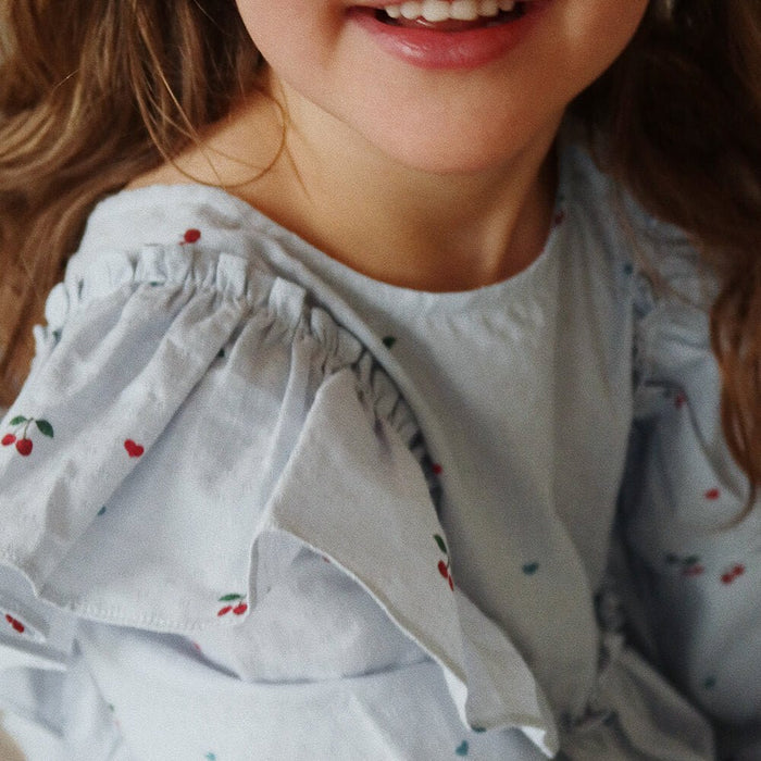 Bow Dress - Langarmkleid aus 100% Bio - Baumwolle GOTS Modell: Evia von Konges Slojd kaufen - Kleidung, Babykleidung & mehr