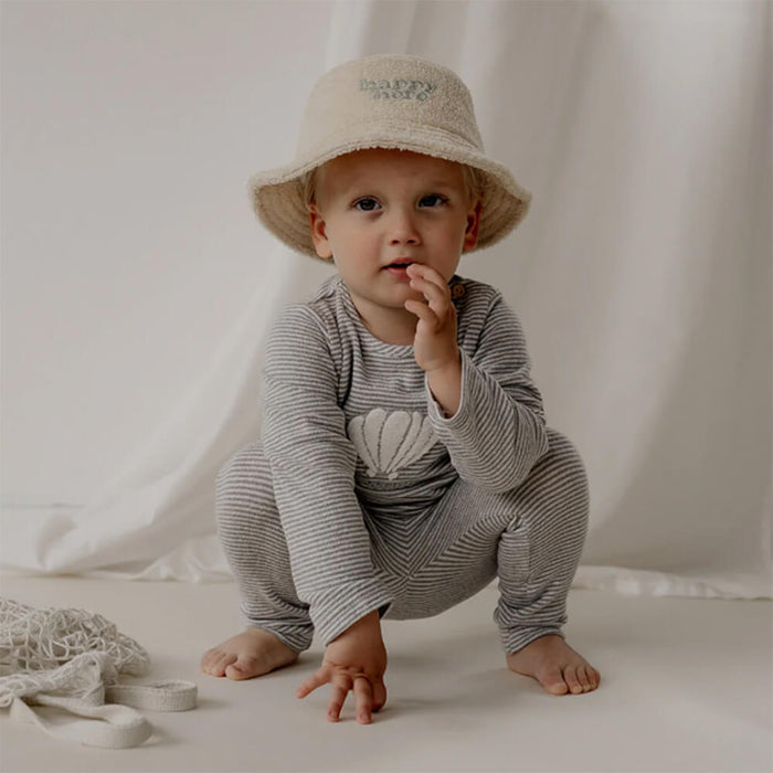 Bucket Hat Happy Here aus 100% Baumwolle von Hejlenki kaufen - Kleidung,, Babykleidung & mehr