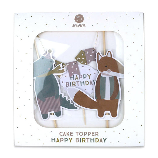 Cake Topper Happy Birthday von Ava & Yves kaufen - Kinderzimmer,, Babykleidung & mehr