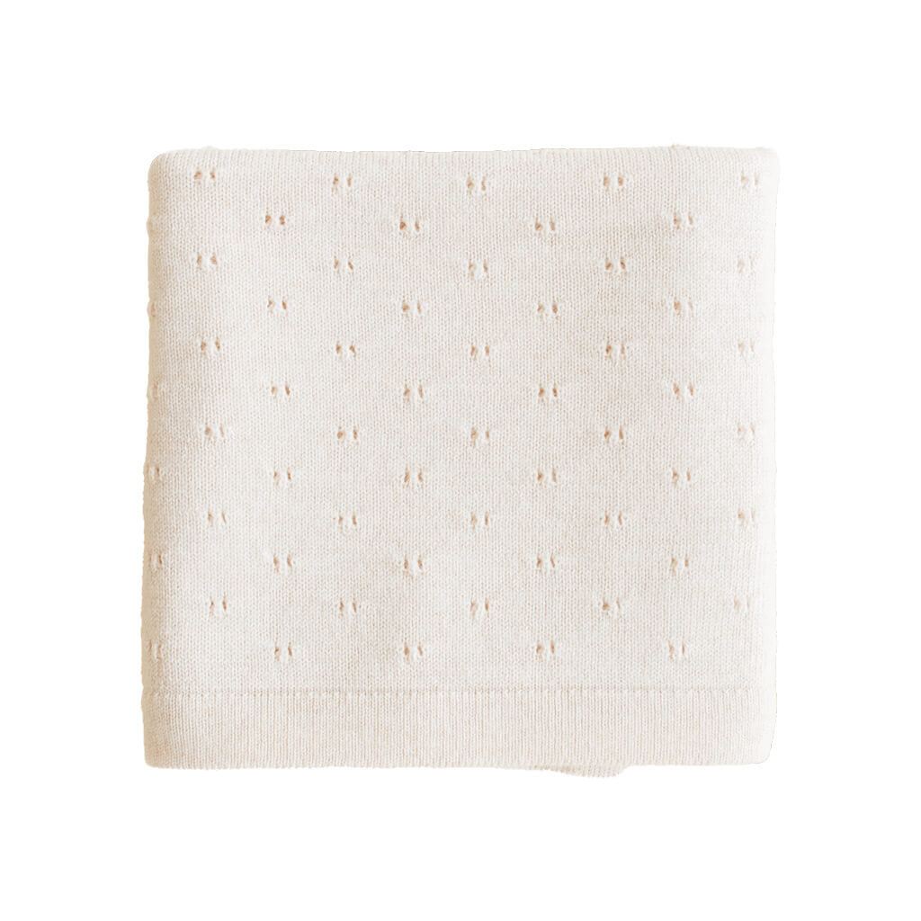 Babydecke Bibi aus 100% Merinowolle