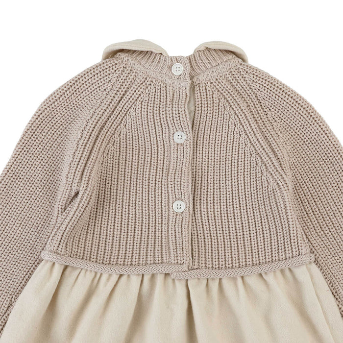 Firal Dress - Kleid mit Strickoberteil aus 100% Baumwolle