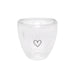 Doppelwandiges Herzglas von Eulenschnitt kaufen - Alltagshelfer, Geschenke, Mama, Babykleidung & mehr