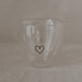 Doppelwandiges Herzglas von Eulenschnitt kaufen - Alltagshelfer, Geschenke, Mama, Babykleidung & mehr