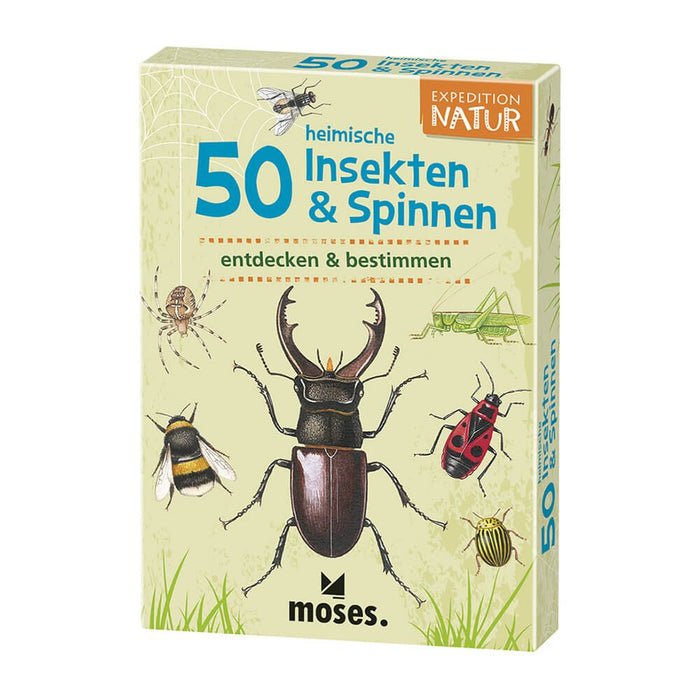 Expedition Natur - 50 heimische Insekten & Spinnen von Moses Verlag kaufen - Spielzeug, Geschenke, Babykleidung & mehr
