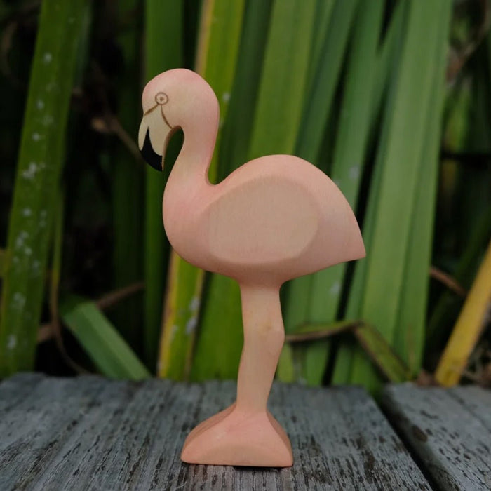 Flamingo aus Holz von HolzWald kaufen - Spielfigur, Babykleidung & mehr
