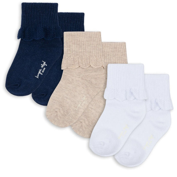 Frill Socks - Rüschensocken 3er Pack aus Bio - Baumwolle von Konges Slojd kaufen - Kleidung, Babykleidung & mehr