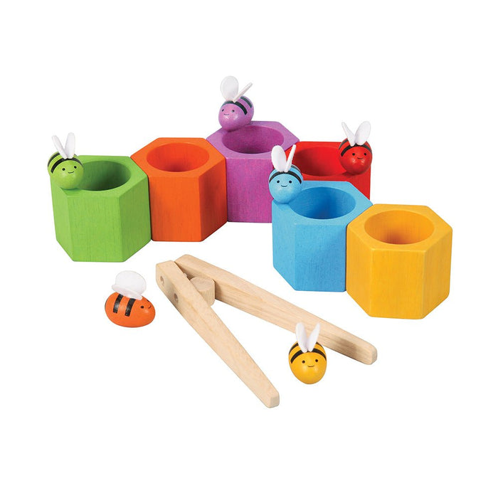 Geschicklichkeitsspiel Bienenwaben aus 100% Holz von PlanToys kaufen - Spielzeug, Geschenke, Babykleidung & mehr