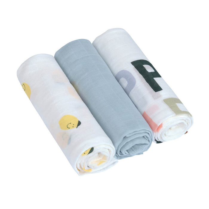 Heavenly soft Swaddle - Mulltücher 3er Set aus Viskose von Lässig kaufen - Baby, Geschenke, Babykleidung & mehr