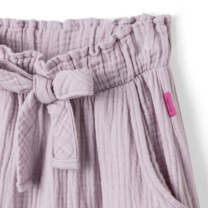 Hose Musselin mit Schleife aus 100% GOTS Bio - Baumwolle von Sanetta kaufen - Kleidung, Babykleidung & mehr