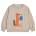 Hungry Squirrel Sweatshirt aus recycelter Baumwolle von Bobo Choses kaufen - Kleidung, Babykleidung & mehr