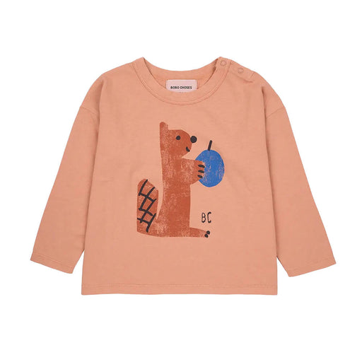 Hungry Squirrel T - shirt - Langarmshirt aus Bio - Baumwolle GOTS von Bobo Choses kaufen - Kleidung, Babykleidung & mehr