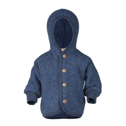 Kapuzenjacke mit Holzknöpfen aus 100% Schurwolle von Engel kaufen - Kleidung, Babykleidung & mehr