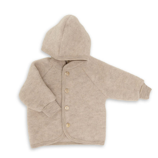 Kapuzenjacke mit Holzknöpfen aus 100% Schurwolle von Engel kaufen - Kleidung, Babykleidung & mehr