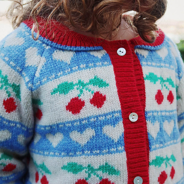 Knit Cardigan aus Wolle Modell: Belou von Konges Slojd kaufen - Kleidung, Babykleidung & mehr