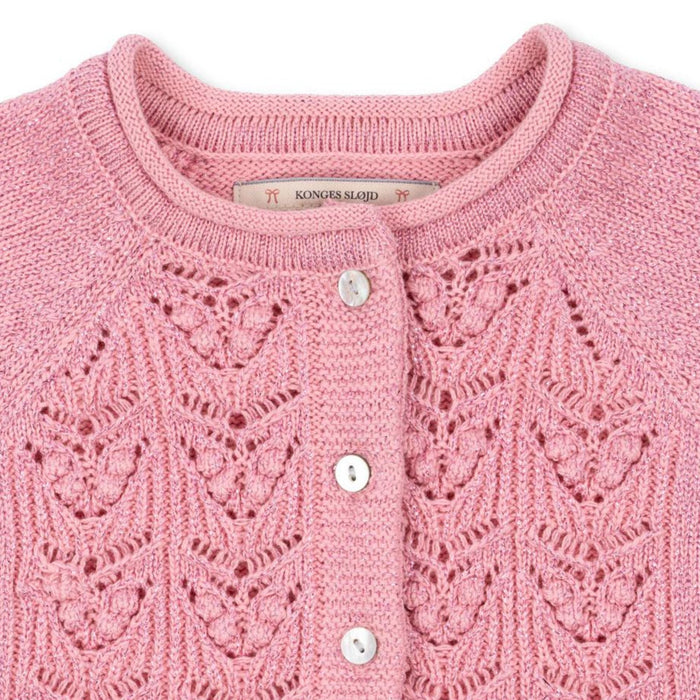 Knit Frill Cardigan aus 100% Bio - Baumwolle Modell: Cabby von Konges Slojd kaufen - Kleidung, Babykleidung & mehr