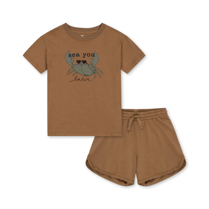 Famo Set - T-Shirt und Shorts aus 100% GOTS Bio-Baumwolle