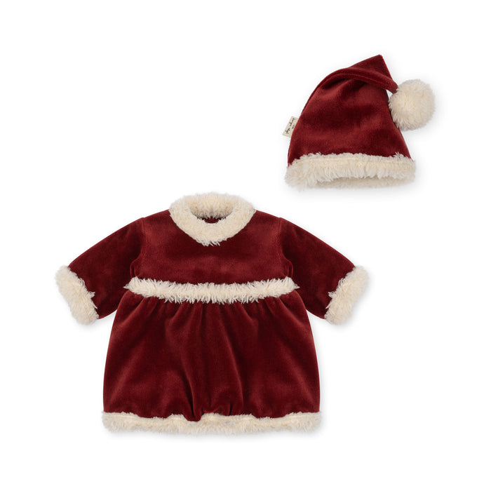 Doll Christmas Dress - Puppen-Kleid Set aus recyceltem Polyester
