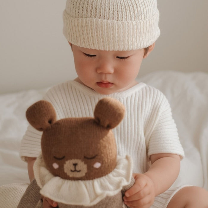 Large Teddy Bear Kuscheltier für Babys Getrickt aus Alpaka Wolle von Main Sauvage kaufen - Baby, Spielzeug, Geschenke, Babykleidung & mehr