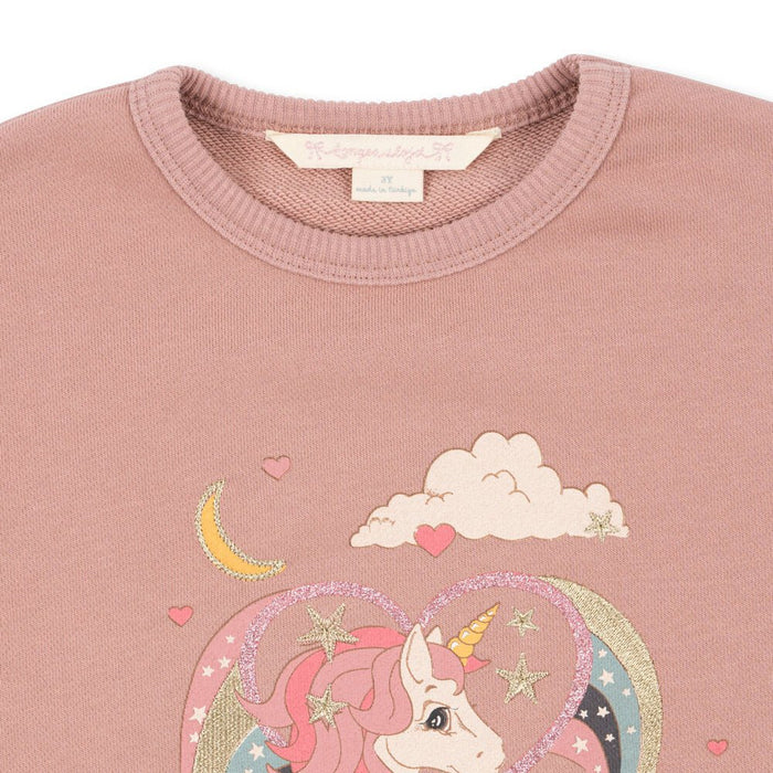 Lou Sweatshirt Glitter aus Bio - Baumwolle OCS von Konges Slojd kaufen - Kleidung, Babykleidung & mehr