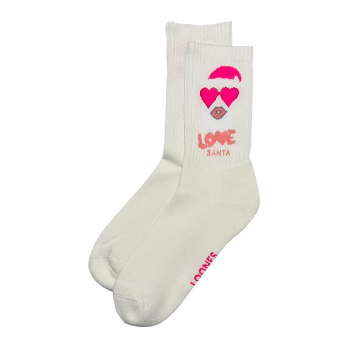 Socken LOVE SANTA aus Bio-Baumwolle