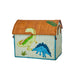Medium Dino Raffia Toy Basket Dino Print - Aufbewahrungskorb von Rice kaufen - Spielzeug, Kinderzimmer, Babykleidung & mehr