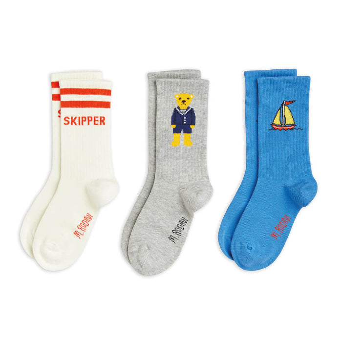 Skipper 3-Pack Socks - Socken aus GOTS Bio-Baumwolle