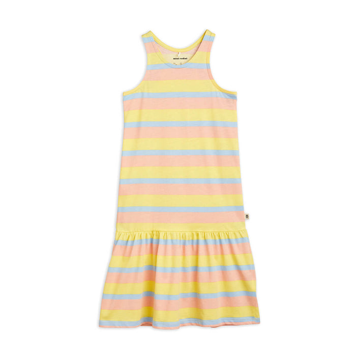 Pastel Stripe Tank Dress - Gestreiftes Kleid aus 100% GOTS Bio-Baumwolle