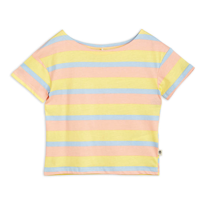 Pastel StripeTee - Gestreiftes T-Shirt aus 100% GOTS Bio-Baumwolle