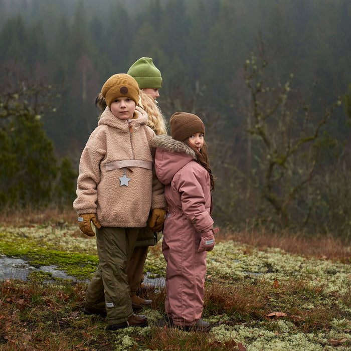 Beanie - Mütze mit Fleece-Futter aus Merinowolle  Modell: MatBoje