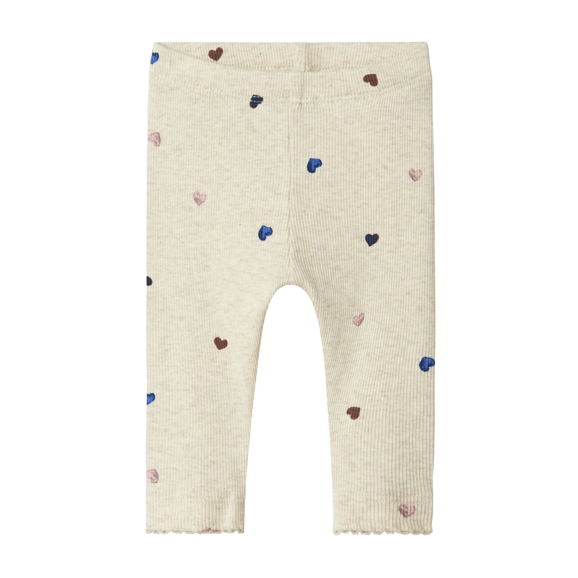 Baby Leggings mit Herzen aus Bio-Baumwolle
