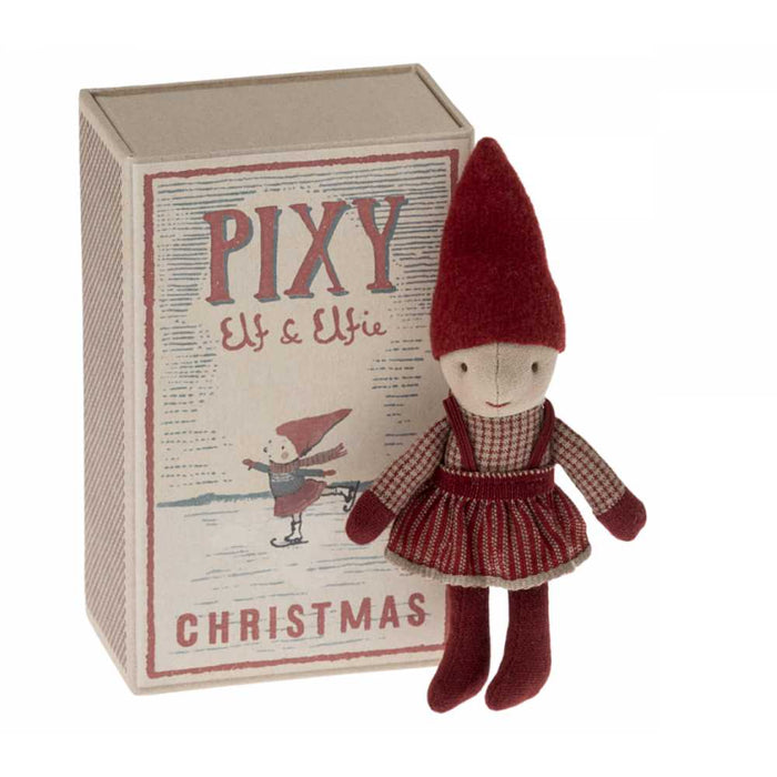 Pixy Elf & Elfie in Streichholzschachtel