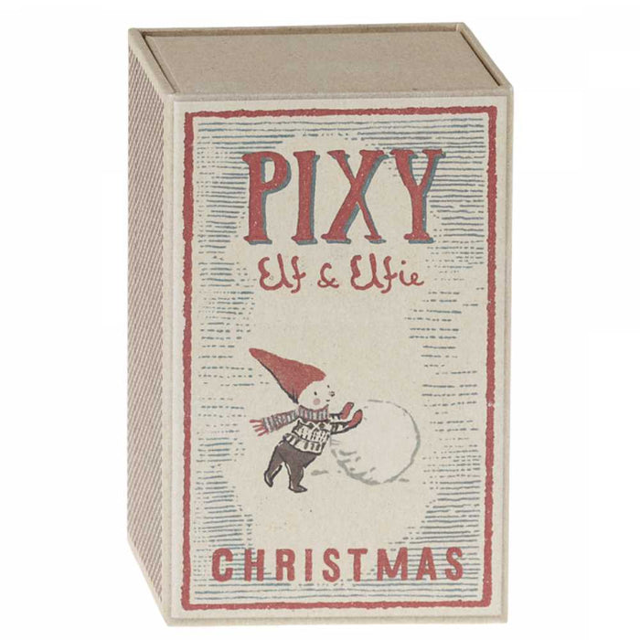 Pixy Elf & Elfie in Streichholzschachtel