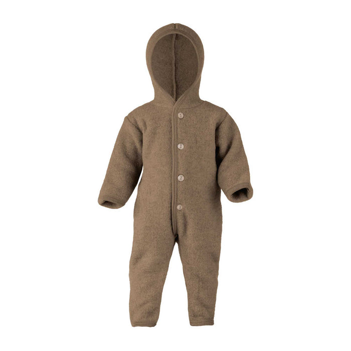 Baby-Overall mit Kapuze aus 100% Schurwolle