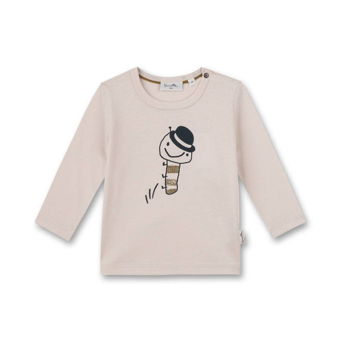 Baby Langarmshirt mit Print aus 100% GOTS Bio-Baumwolle