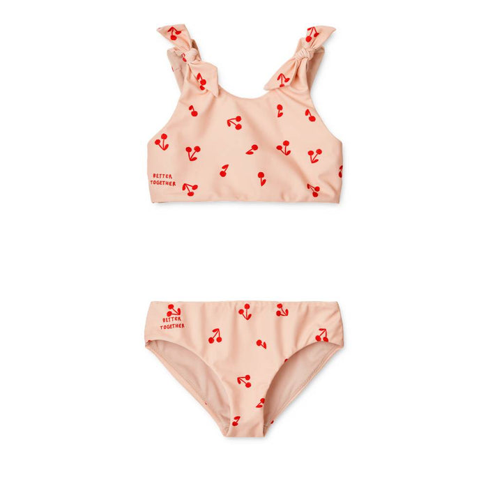 Printed Bikini Set aus recyceltem Polyester Modell: Bow