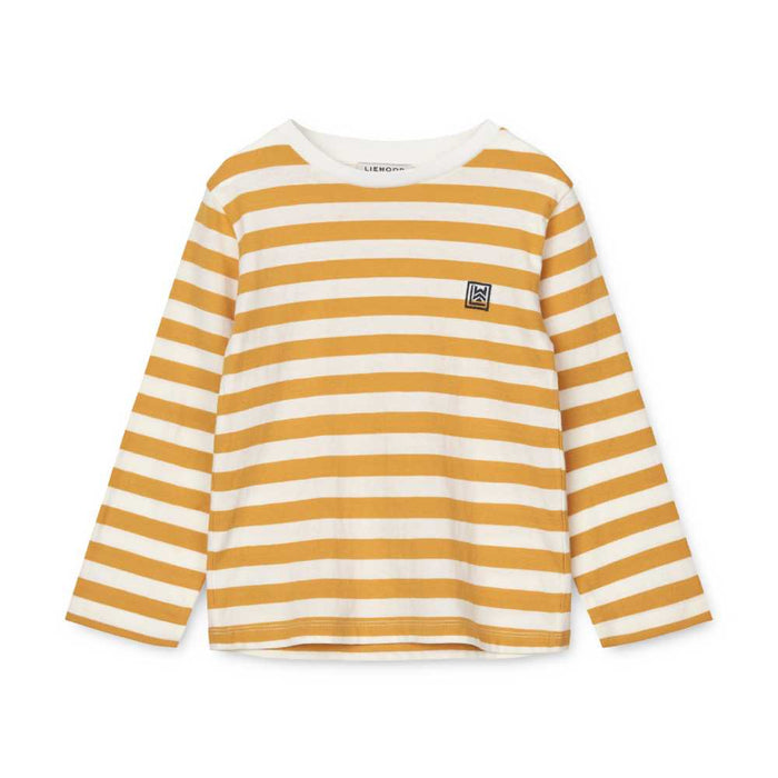 Stripe Longsleeve Printed T-Shirt aus 100% Bio Baumwolle GOTS Modell: Apia