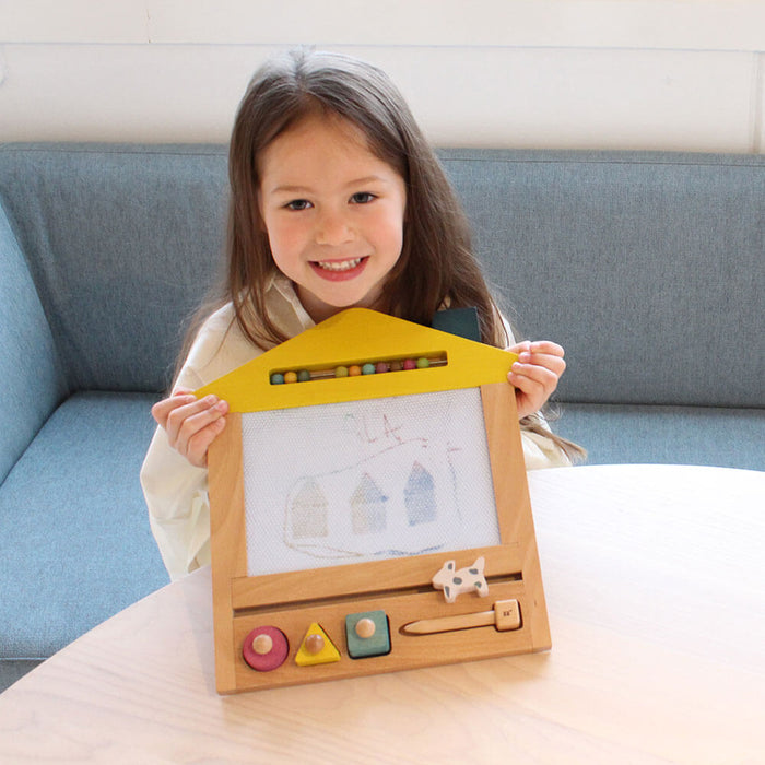 Oekaki House - Magic Zeichenboard aus Holz von Kiko+ & gg* kaufen - Alltagshelfer, Spielzeug, Geschenke,, Babykleidung & mehr