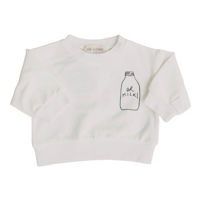 Oh Milk Sweater aus Bio-Baumwolle von Hejlenki kaufen - Kleidung, Babykleidung & mehr
